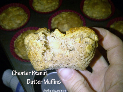 Cheater Peanut Butter Muffins